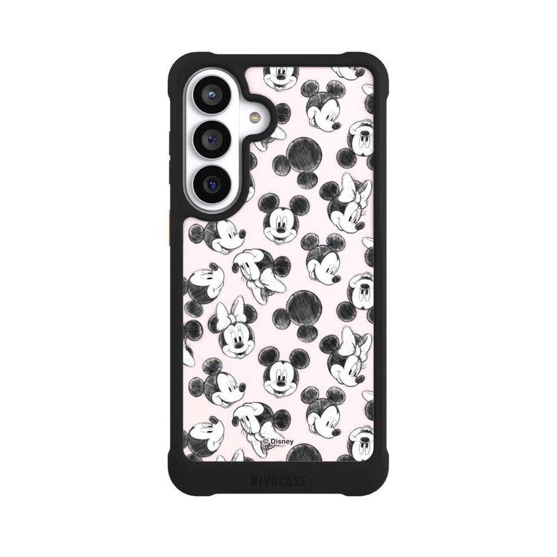 Galaxy S26+ NIVOmax Minnie & Mickey Viele Gesichter Pink