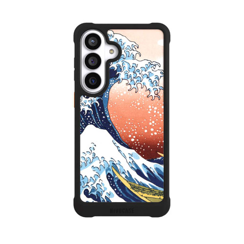 Samsung Galaxy S26+ NIVOmax La Grande Vague de Kanagawa Rouge