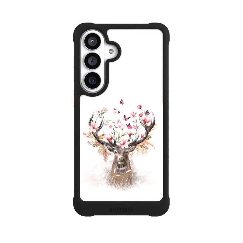 Galaxy S26+ NIVOmax Hirsch Blumen Geweih