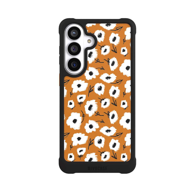 Galaxy S26+ NIVOmax Pattern Fleurs Ocres