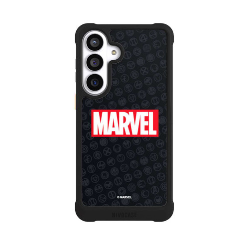 Samsung Galaxy S26+ NIVOmax Marvel Logo Black Red