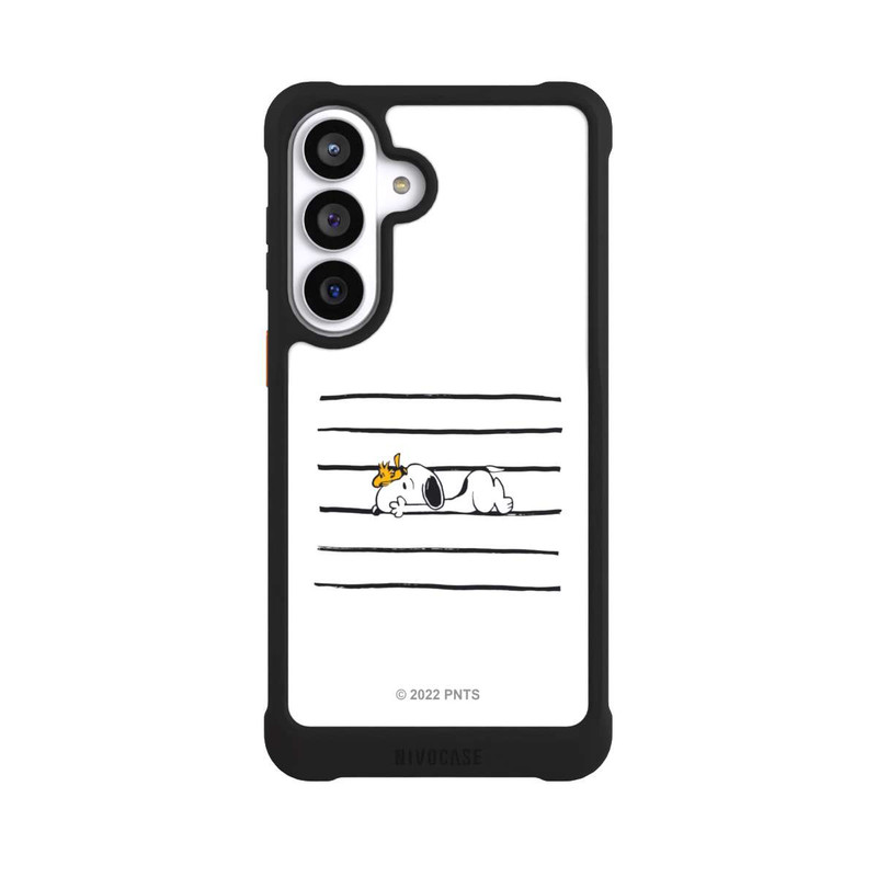 Galaxy S26+ NIVOmax Snoopy Woodstock Streifen