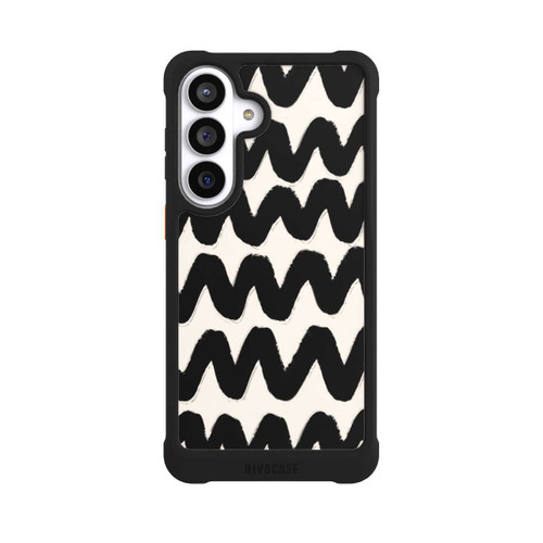 Samsung Galaxy S26+ NIVOmax Schwarzes Wellenmuster