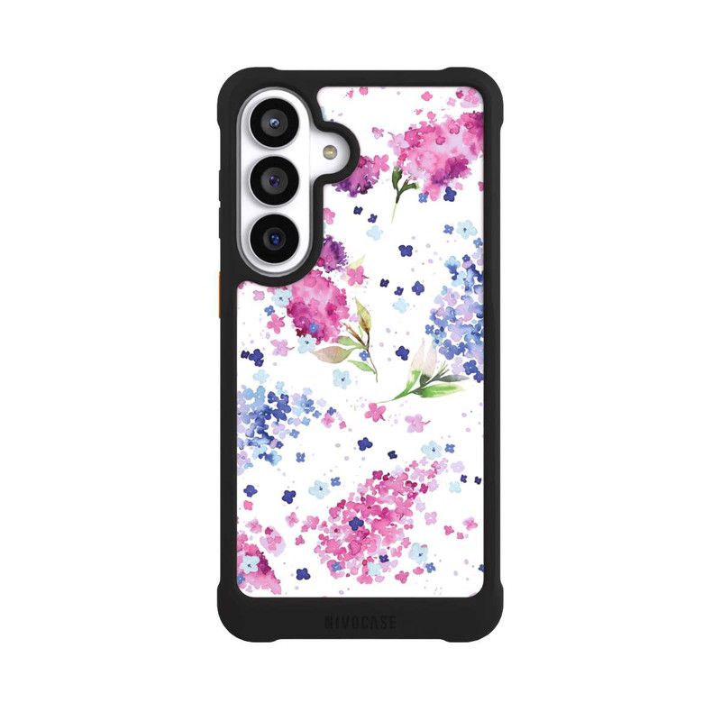 Galaxy S26+ NIVOmax Hortensien Lila und Rosa Blumen