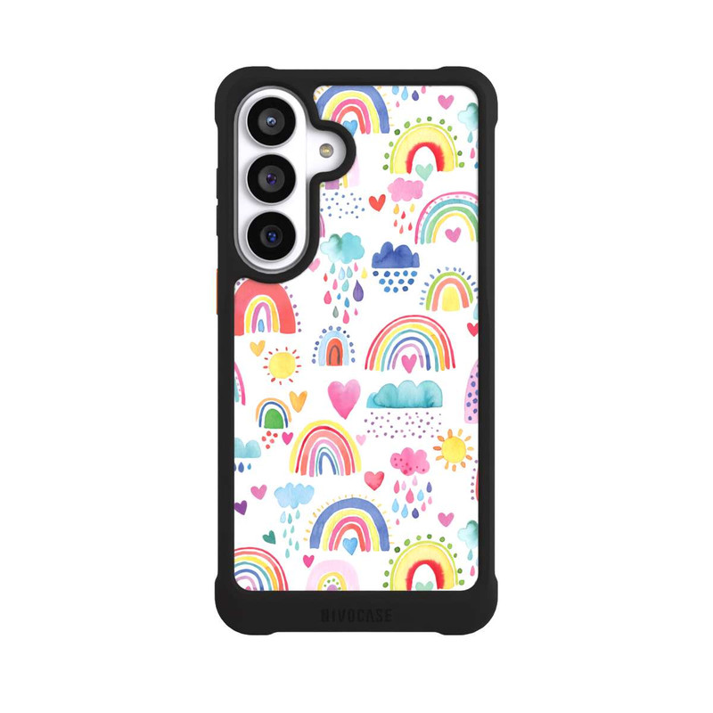 Galaxy S26+ NIVOmax Lovely Rainbows Multi Red