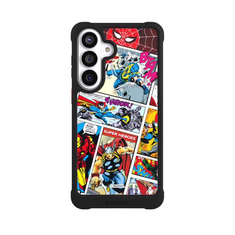 Galaxy S26+ NIVOmax Marvel Retro Comic Blue