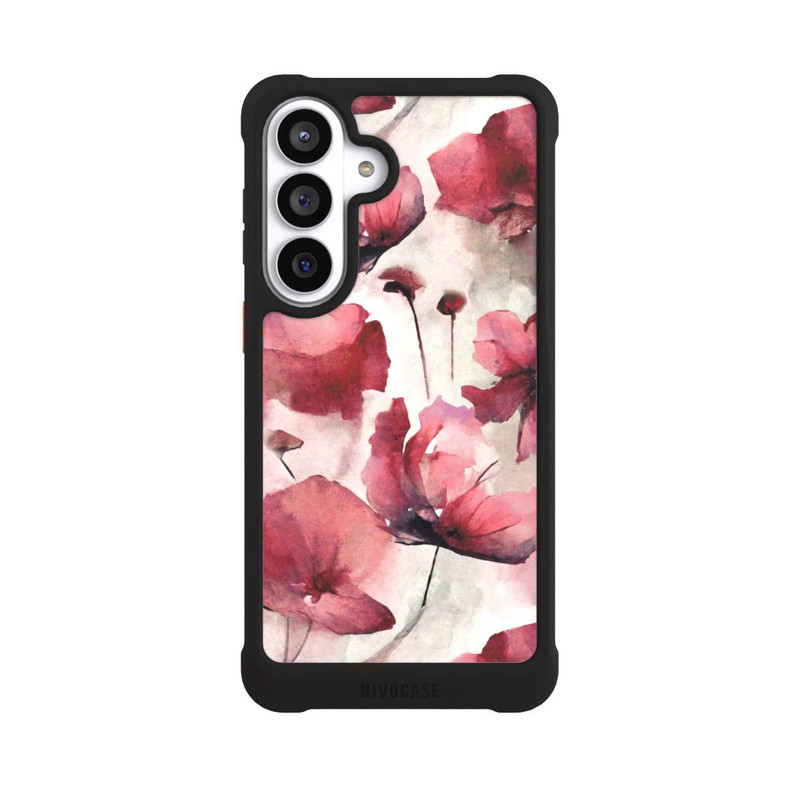 Galaxy S26+ NIVOmax Wild Poppies Seamless