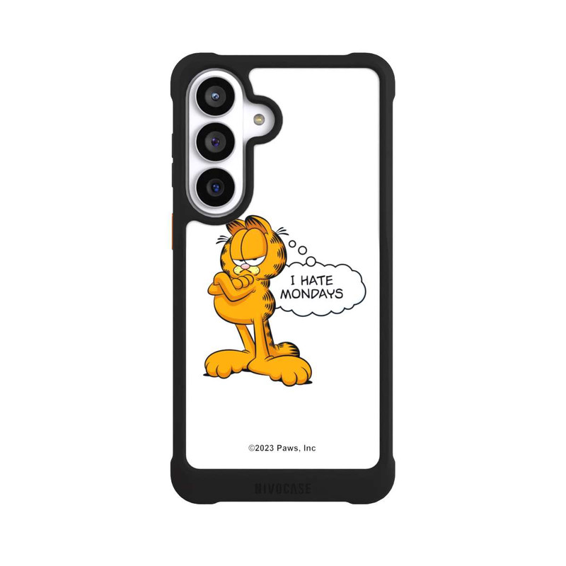 Galaxy S26+ NIVOmax Garfield I Hate Mondays Weiß