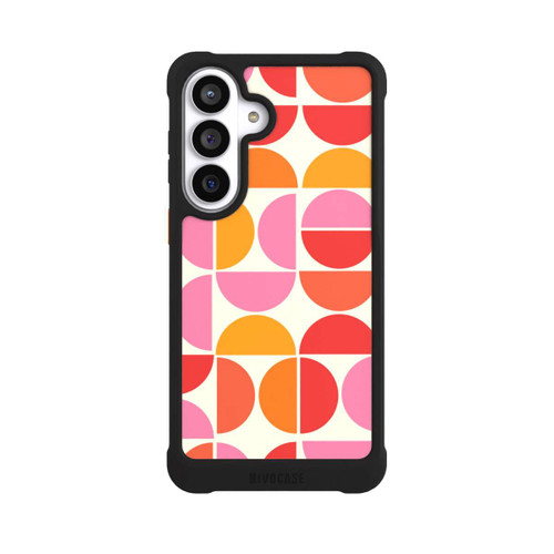 Samsung Galaxy S26+ NIVOmax Retro Trend Muster Orange