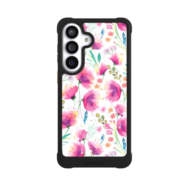 Galaxy S26+ NIVOmax Abstrakte Mohnblumen aquarell