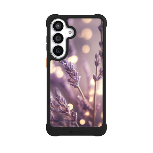 Samsung Galaxy S26+ NIVOmax Lavande en gros plan avec IA