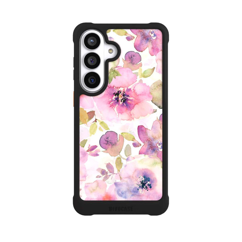 Galaxy S26+ NIVOmax Pink Flowers Wallpaper