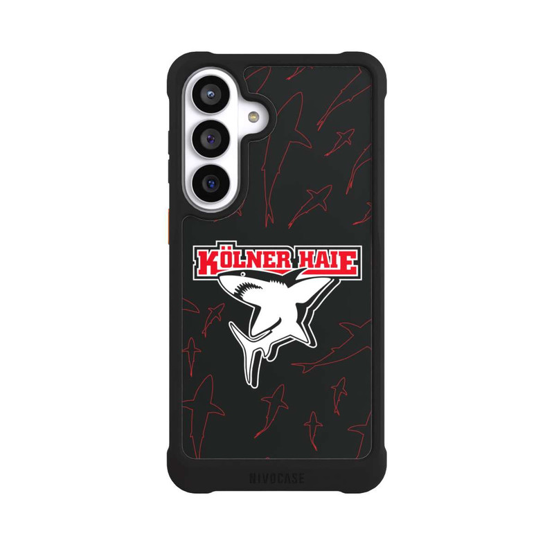 Galaxy S26+ NIVOmax Haie Muster Rot