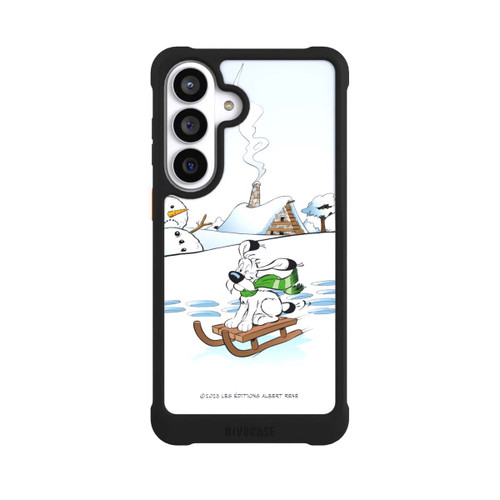 Samsung Galaxy S26+ NIVOmax Idéfix fait du traîneau