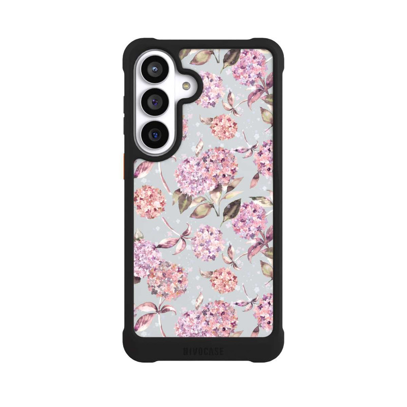 Galaxy S26+ NIVOmax Pastel Magic Hydrangea Floral Watercolor Pink