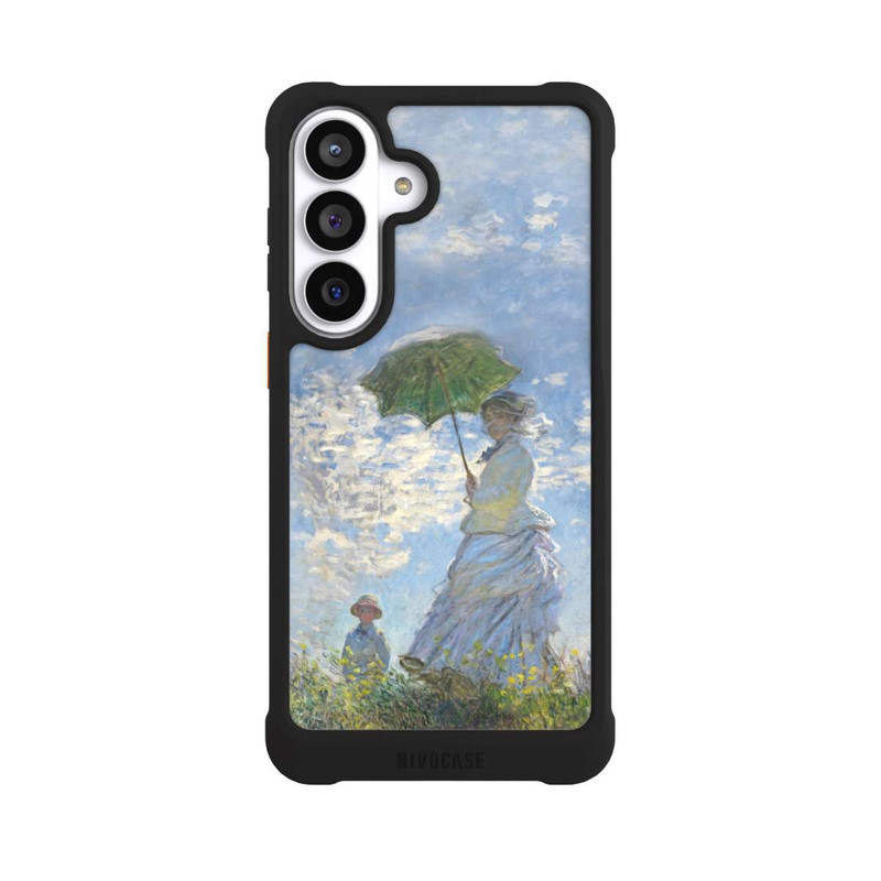 Galaxy S26+ NIVOmax Frau mit Sonnenschirm - Monet