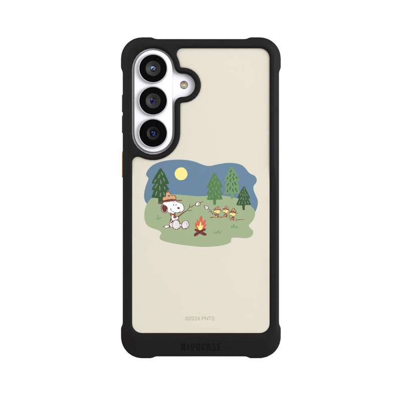 Galaxy S26+ NIVOmax Snoopy Lagerfeuer