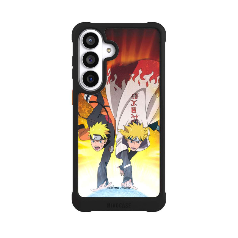 Galaxy S26+ NIVOmax Naruto Minato père et fils