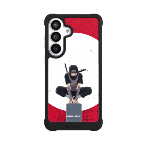 Samsung Galaxy S26+ NIVOmax Itachi Uchiha Symbol Roter Hintergrund