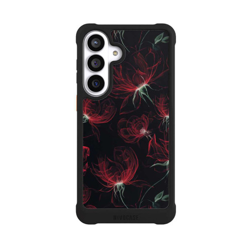 Samsung Galaxy S26+ NIVOmax Tapete mit roten Blumen