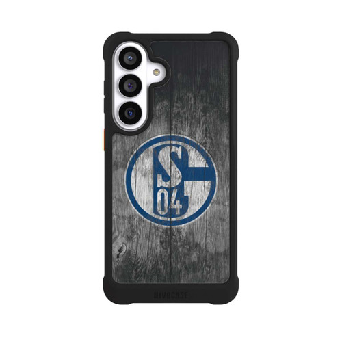 Samsung Galaxy S26+ NIVOmax Schalke 04 Holz Look