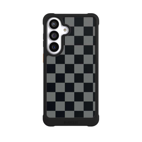Samsung Galaxy S26+ NIVOmax Schachbrett Schwarz Grau