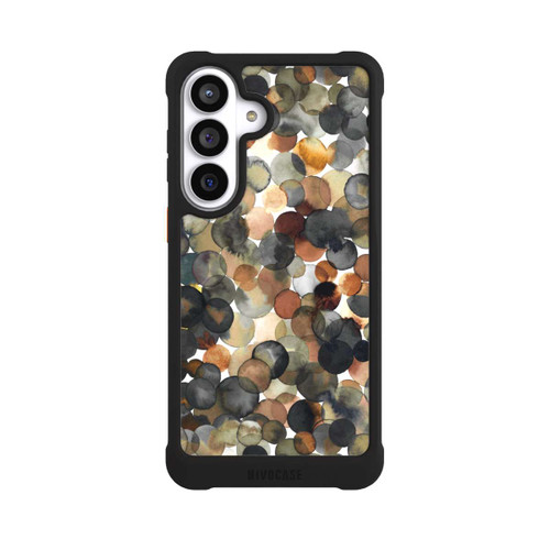 Samsung Galaxy S26+ NIVOmax Watercolor Dots Brown Pattern