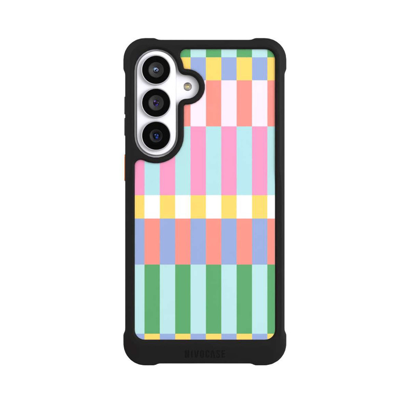 Galaxy S26+ NIVOmax Checked Theme Pastel