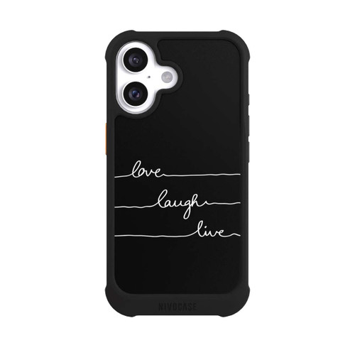  NIVOmax Love Laugh Live weiß/schwarz
