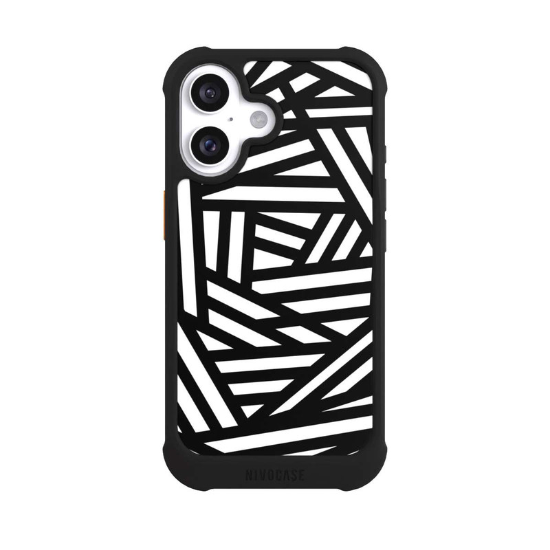iPhone 16 NIVOmax Einfach schwarz und weiß1