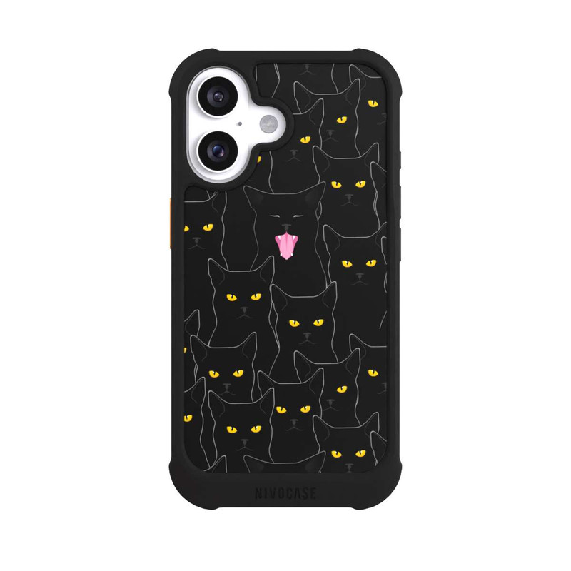 iPhone 16 NIVOmax Verhexte Katzen