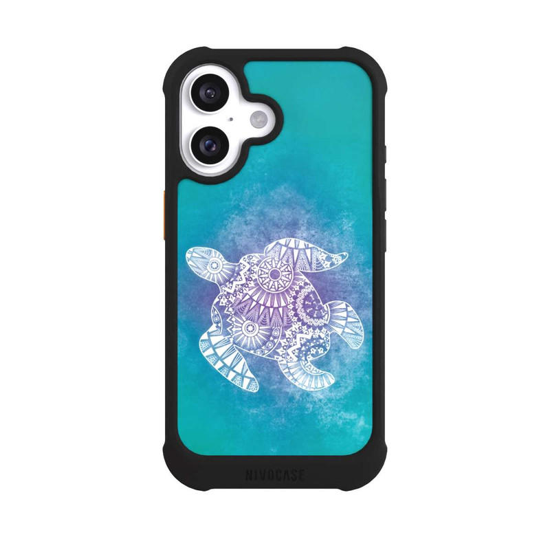 iPhone 16 NIVOmax Mandala Schildkröte
