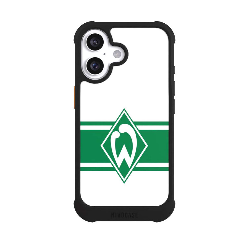 iPhone 16 NIVOmax Werder Stripes White