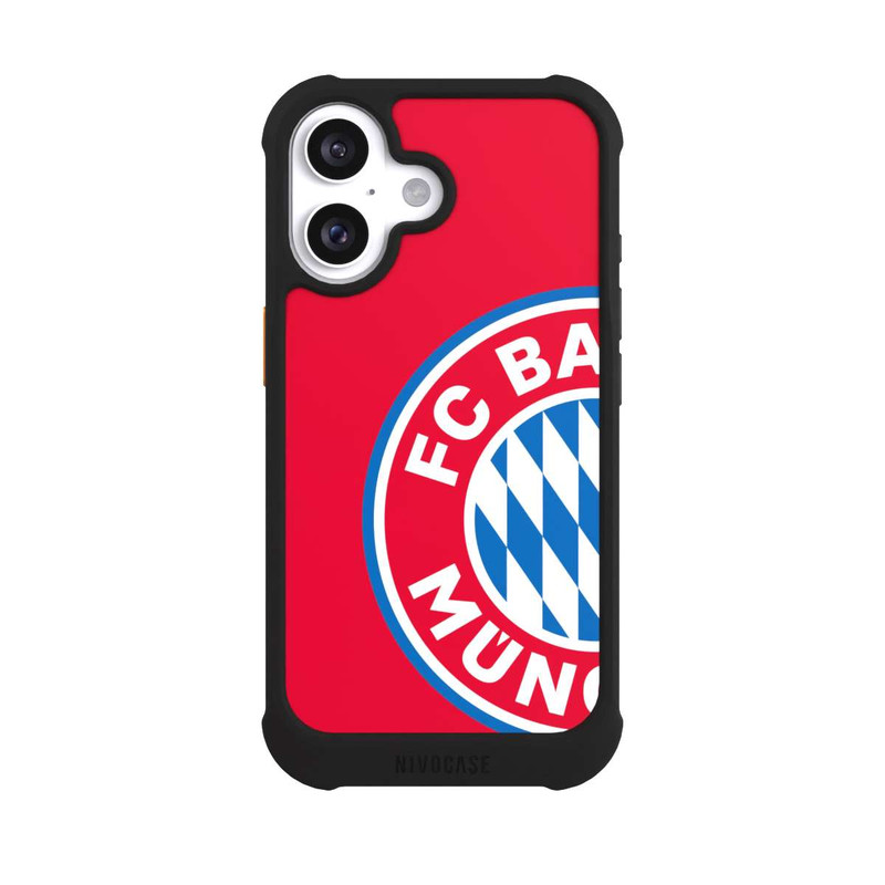 iPhone 16 NIVOmax Großes FCB Logo Rot