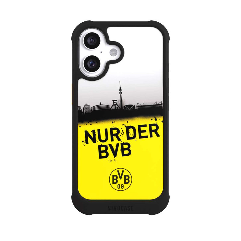 iPhone 16 NIVOmax Nur der BVB - Silhouette