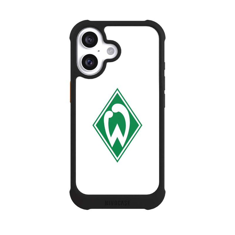 iPhone 16 NIVOmax Logo auf Weiß - Werder Bremen
