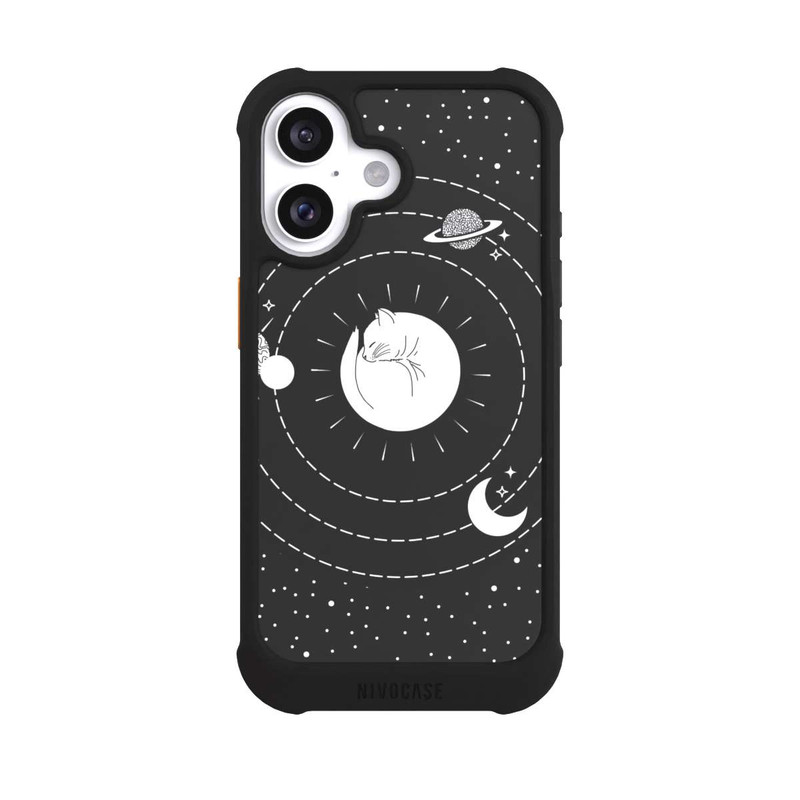iPhone 16 NIVOmax Katze und Mond