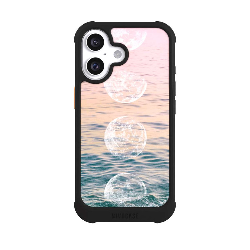 iPhone 16 NIVOmax Mondphasen am Strand