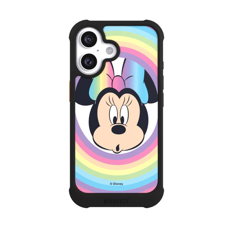 iPhone 16 NIVOmax Minnie Rainbow Circle