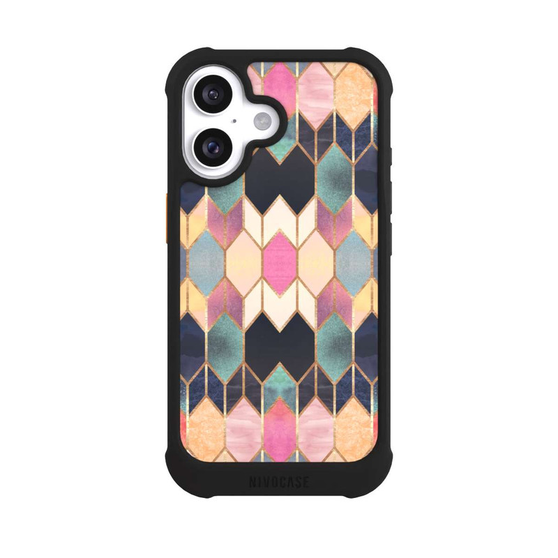 iPhone 16 NIVOmax Bunte Glasscheibe
