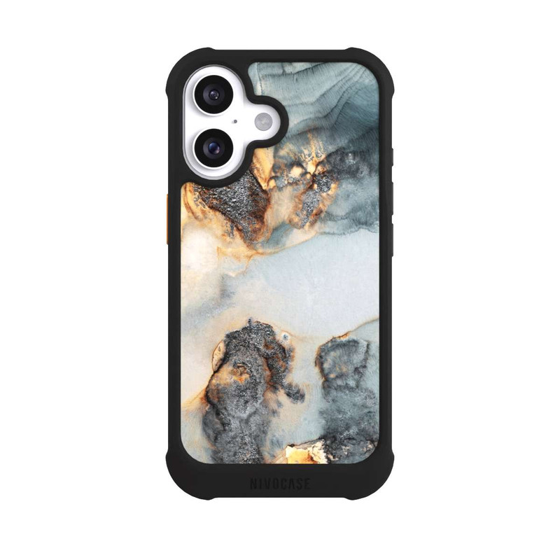 iPhone 16 NIVOmax Flutwellen Golddruck