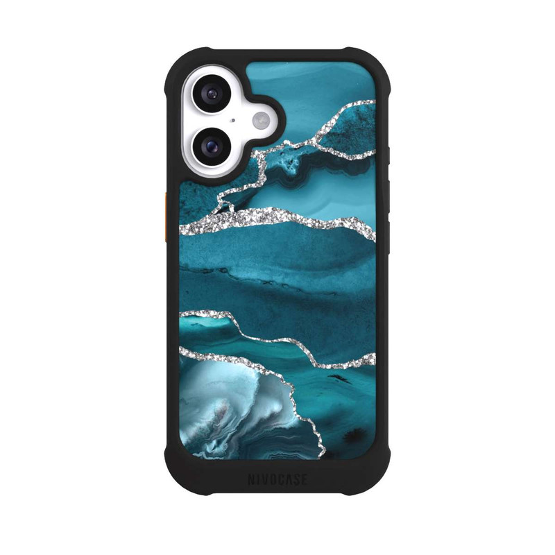 iPhone 16 NIVOmax Gletscher Eis Marmor