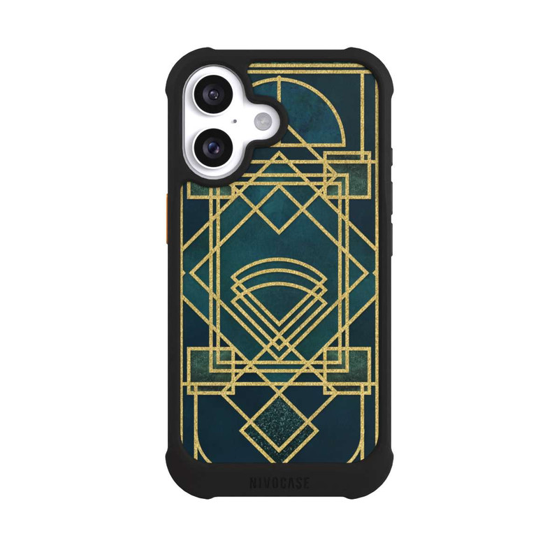 iPhone 16 NIVOmax Art Deco Quadrat
