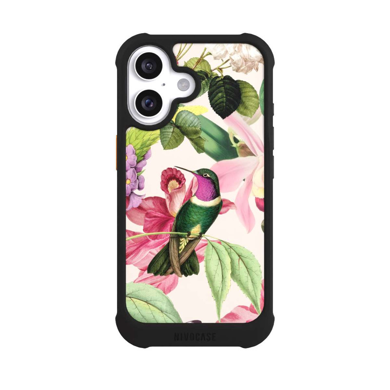 iPhone 16 NIVOmax Kolibris und Rosen