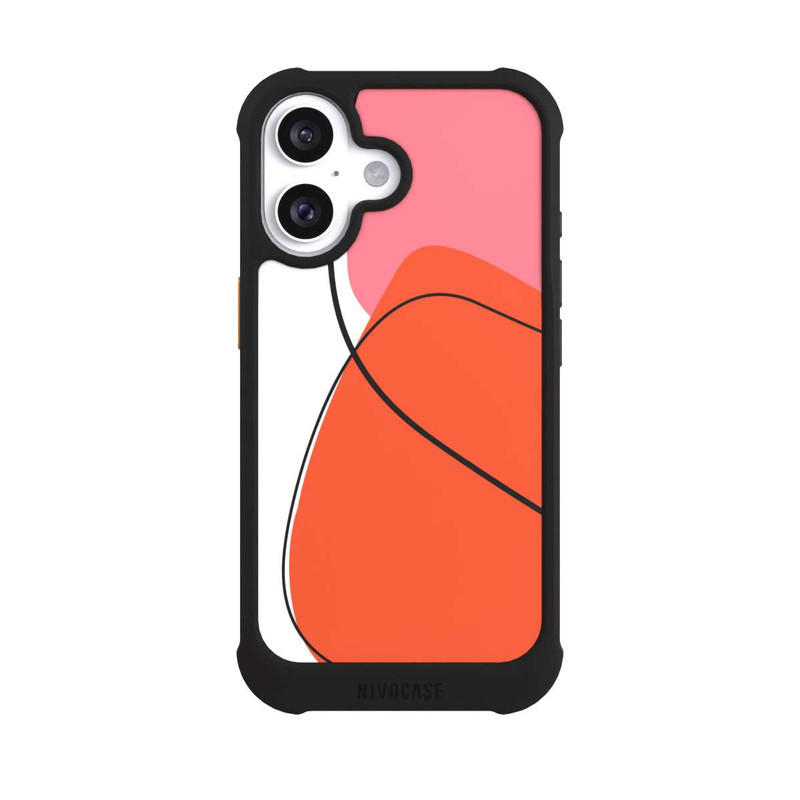 iPhone 16 NIVOmax Meine orangefarbene Kunst
