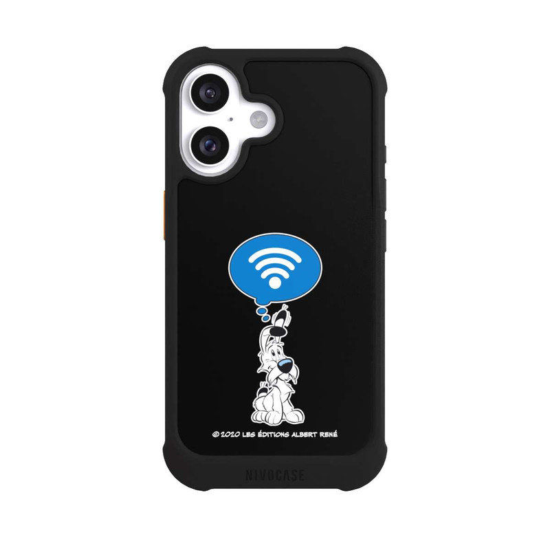 iPhone 16 NIVOmax Idefix W-LAN - Schwarz Hintergrund