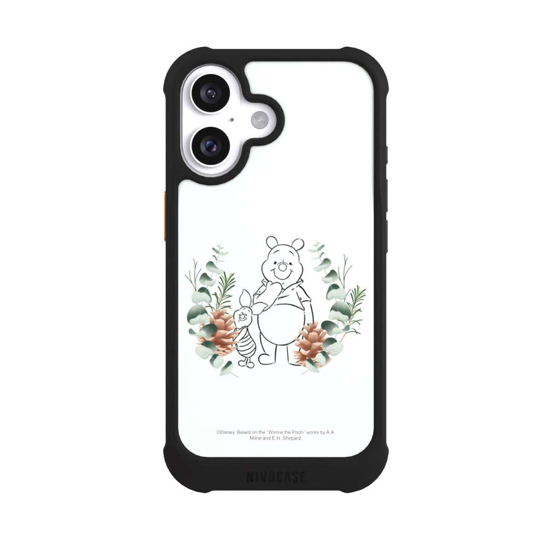 iPhone 16 NIVOmax Grüne Liebe Puuh und Ferkel