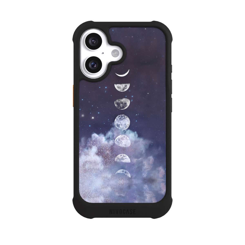 iPhone 16 NIVOmax Mondphasen auf dem Mond
