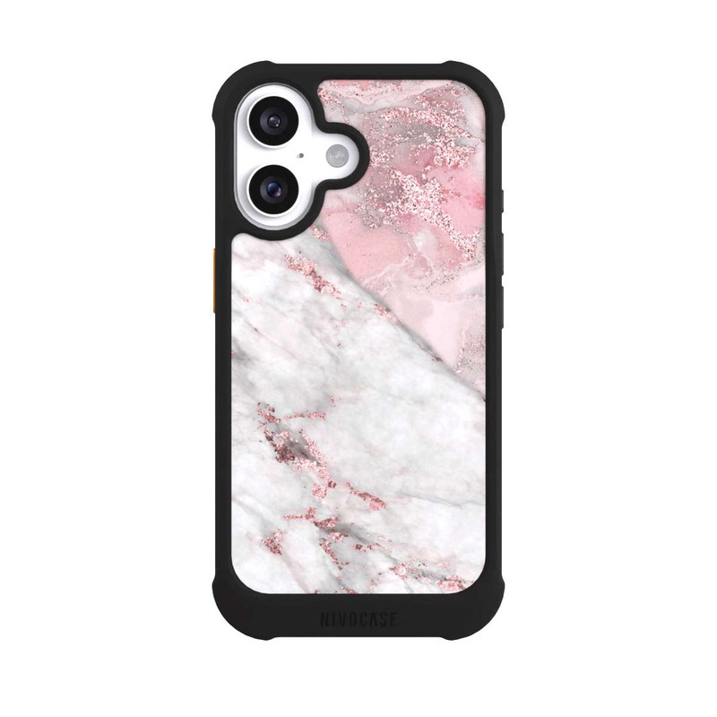 iPhone 16 NIVOmax Rosa Marmor 3