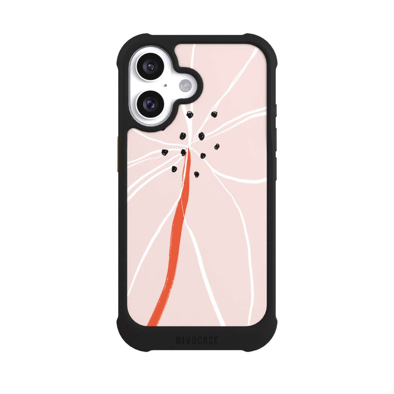 iPhone 16 NIVOmax Abstrakte Blume Nr. 1